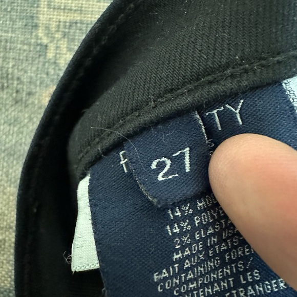 Fidelity Gwen Black High Rise Super Skinny Jean | Size 27 - Picture 6 of 6